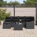 Set de canapele pentru grădină 7 pcs Negru 55 x 62 x 69 cm - WALTI WALTI