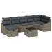 Set de canapele pentru grădină 8 pcs Gri 55 x 62 x 69 cm - WALTI WALTI