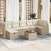 Set de canapele pentru grădină 8 pcs Bej 55 x 62 x 69 cm - WALTI WALTI