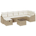 Set de canapele pentru grădină 8 pcs Bej 55 x 62 x 69 cm - WALTI WALTI