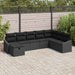 Set de canapele pentru grădină 8 pcs Negru 55 x 62 x 69 cm - WALTI WALTI