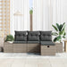 Set de canapele pentru grădină 4 pcs Gri 55 x 62 x 69 cm - WALTI WALTI