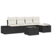 Set de canapele pentru grădină 6 pcs Negru 55 x 62 x 69 cm - WALTI WALTI