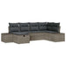Set de canapele pentru grădină 6 pcs Gri 55 x 62 x 69 cm - WALTI WALTI