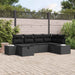 Set de canapele pentru grădină 6 pcs Negru 55 x 62 x 69 cm - WALTI WALTI