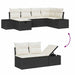 Set de canapele pentru grădină 7 pcs Negru 55 x 62 x 69 cm - WALTI WALTI