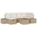Set de canapele pentru grădină 7 pcs Bej 55 x 62 x 69 cm - WALTI WALTI