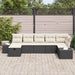 Set de canapele pentru grădină 7 pcs Negru 55 x 62 x 69 cm - WALTI WALTI