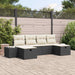 Set de canapele pentru grădină 6 pcs Negru 55 x 62 x 69 cm - WALTI WALTI