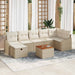 Set de canapele pentru grădină 8 pcs Bej Rattan poli - WALTI WALTI