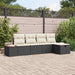 Set de canapele pentru grădină 5 pcs Negru 55 x 62 x 69 cm - WALTI WALTI