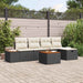 Set de canapele pentru grădină 6 pcs Negru 55 x 62 x 69 cm - WALTI WALTI