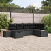 Set de canapele pentru grădină 6 pcs Negru 55 x 62 x 69 cm - WALTI WALTI
