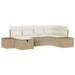 Set de canapele pentru grădină 6 pcs Bej 55 x 62 x 69 cm - WALTI WALTI
