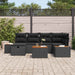 Set de canapele pentru grădină 7 pcs Negru 55 x 62 x 69 cm - WALTI WALTI