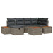Set de canapele pentru grădină 7 pcs Gri 55 x 62 x 69 cm - WALTI WALTI