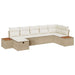 Set de canapele pentru grădină 7 pcs Bej 55 x 62 x 69 cm - WALTI WALTI