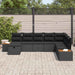 Set de canapele pentru grădină 8 pcs Negru 55 x 62 x 69 cm - WALTI WALTI