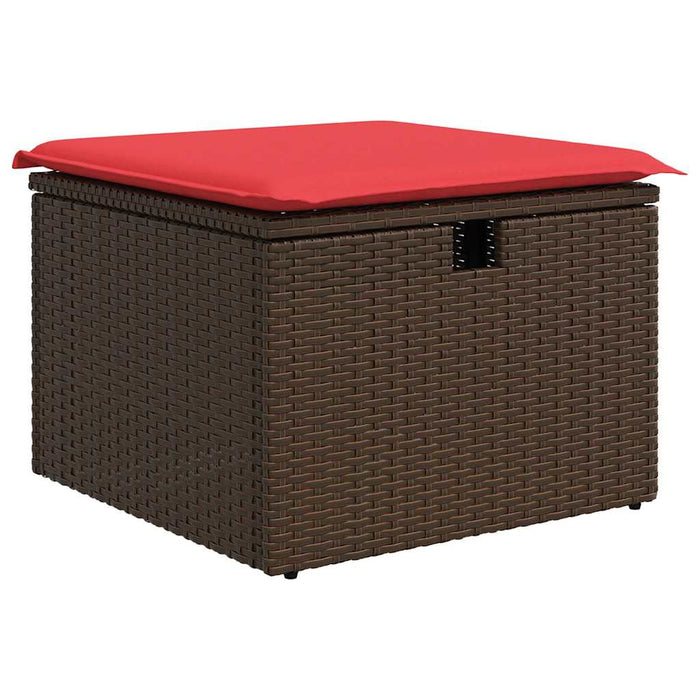 Set de canapele pentru grădină 7 buc. Maro poliratan - WALTI WALTI