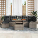 Set de canapele pentru grădină 8 pcs Gri Rattan poli - WALTI WALTI