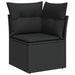 Set de canapele pentru grădină 9 pcs Negru poliratan - WALTI WALTI