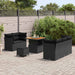 Set de canapele pentru grădină 8 pcs Negru poliratan - WALTI WALTI