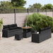 Set de canapele pentru grădină 9 pcs Negru poliratan - WALTI WALTI