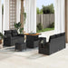 Set de canapele pentru grădină 8 pcs Negru poliratan - WALTI WALTI