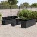 Set de canapele pentru grădină 11 pcs Negru Rattan poli - WALTI WALTI