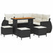 Set de canapele pentru grădină 9 pcs Negru poliratan - WALTI WALTI