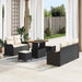 Set de canapele pentru grădină 8 pcs Negru poliratan - WALTI WALTI