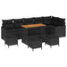 Set de canapele pentru grădină 10 pcs Negru poliratan - WALTI WALTI
