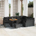 Set de canapele pentru grădină 12 pcs Negru Rattan poli - WALTI WALTI