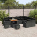Set de canapele pentru grădină 12 pcs Negru Rattan poli - WALTI WALTI