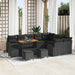 Set de canapele pentru grădină 13 pcs Negru Rattan poli - WALTI WALTI