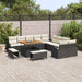 Set de canapele pentru grădină 13 pcs Negru Rattan poli - WALTI WALTI