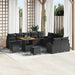 Set de canapele pentru grădină 13 pcs Negru Rattan poli - WALTI WALTI