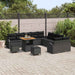 Set de canapele pentru grădină 13 pcs Negru Rattan poli - WALTI WALTI