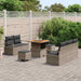Set de canapele pentru grădină cu pernă 8 pcs Gri Rattan poli - WALTI WALTI