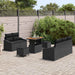 Set canapele grădină, 8 piese, cu perne, rattan poliesteric, acacia - WALTI WALTI