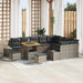 Set de canapele pentru grădină 12 pcs Gri Rattan poli - WALTI WALTI