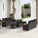 Set de canapele pentru grădină 9 pcs Negru 90 x 55 x 71 cm - WALTI WALTI