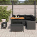 Set de canapele pentru grădină 8 pcs Negru 100 x 100 x 71 cm - WALTI WALTI
