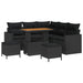 Set de canapele pentru grădină 8 pcs Negru 90 x 55 x 71 cm - WALTI WALTI