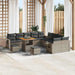 Set de canapele pentru grădină 13 pcs Gri Rattan poli - WALTI WALTI