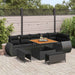 Set de canapele pentru grădină 9 pcs Negru 100 x 100 x 71 cm - WALTI WALTI