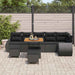Set de canapele pentru grădină 9 pcs Negru 80 x 80 x 71 cm - WALTI WALTI