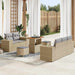 Set de canapele pentru grădină 8 pcs Beige și gri deschis - WALTI WALTI