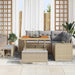 Set de canapele pentru grădină 8 pcs Beige și gri deschis - WALTI WALTI