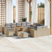Set de canapele pentru grădină 13 pcs Beige și gri deschis - WALTI WALTI